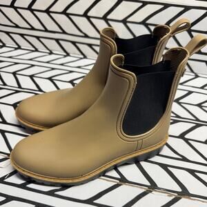 Igor Trak Mate Tri Ankle Rain Boots- Tan size 38